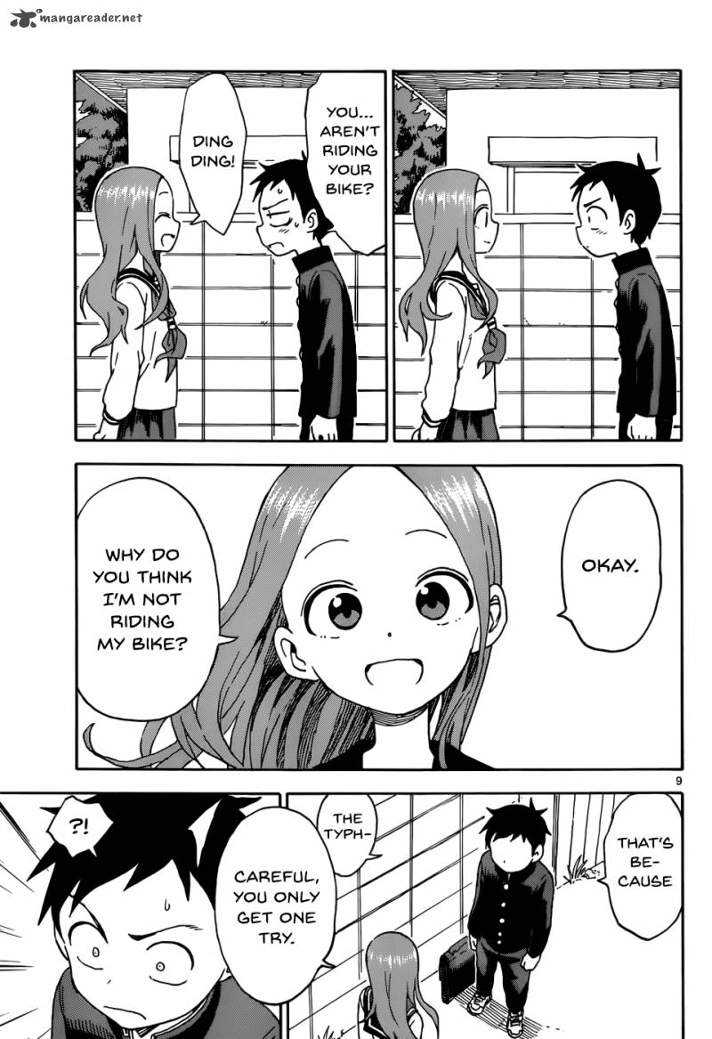 Karakai Jouzu No Takagi San Chapter 40 Page 9