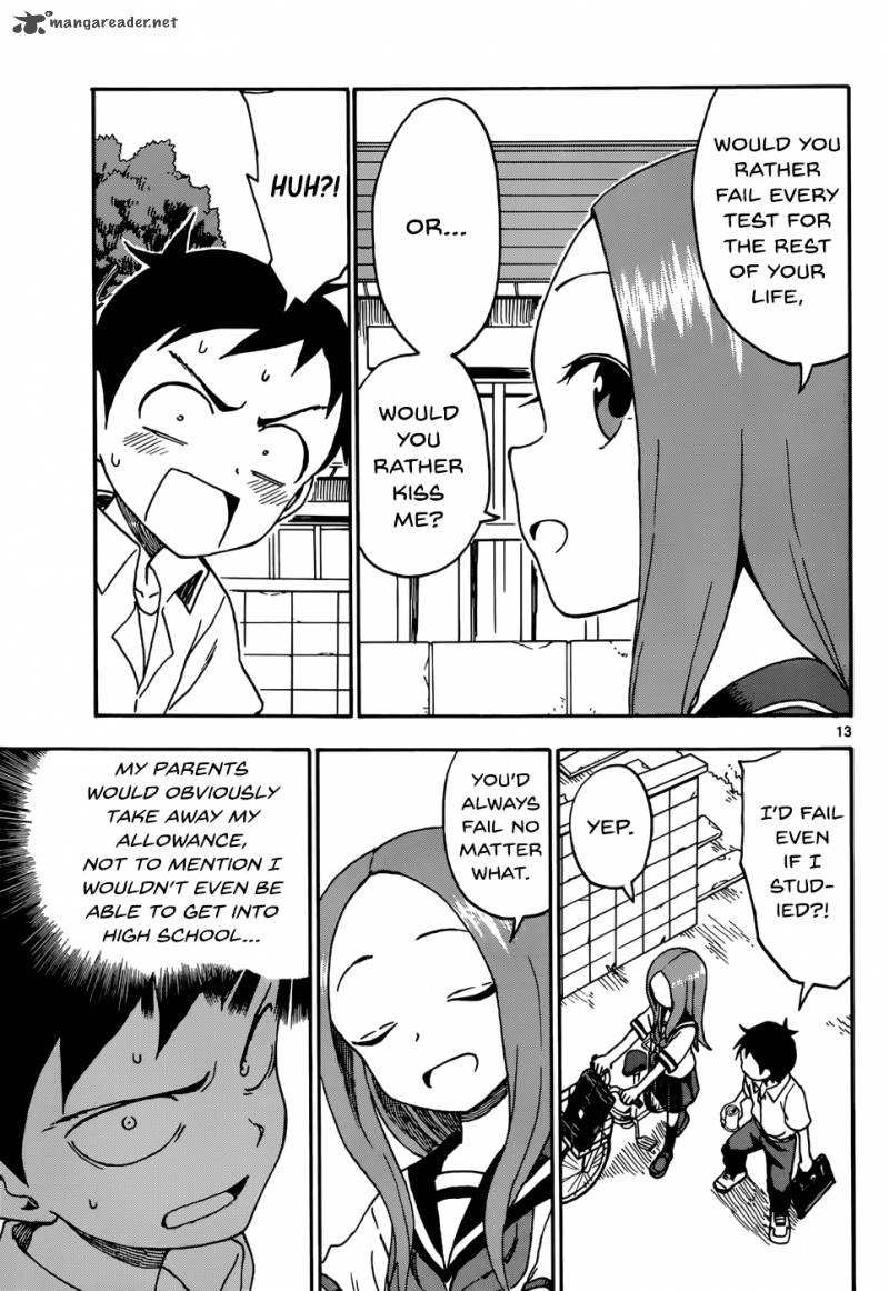 Karakai Jouzu No Takagi San Chapter 41 Page 13