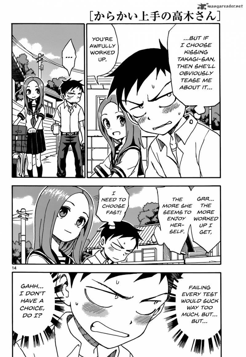 Karakai Jouzu No Takagi San Chapter 41 Page 14