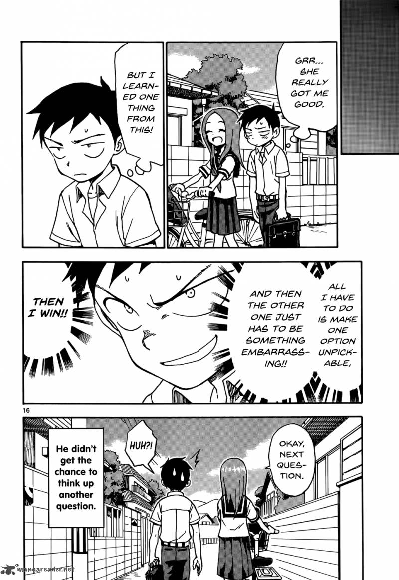 Karakai Jouzu No Takagi San Chapter 41 Page 16