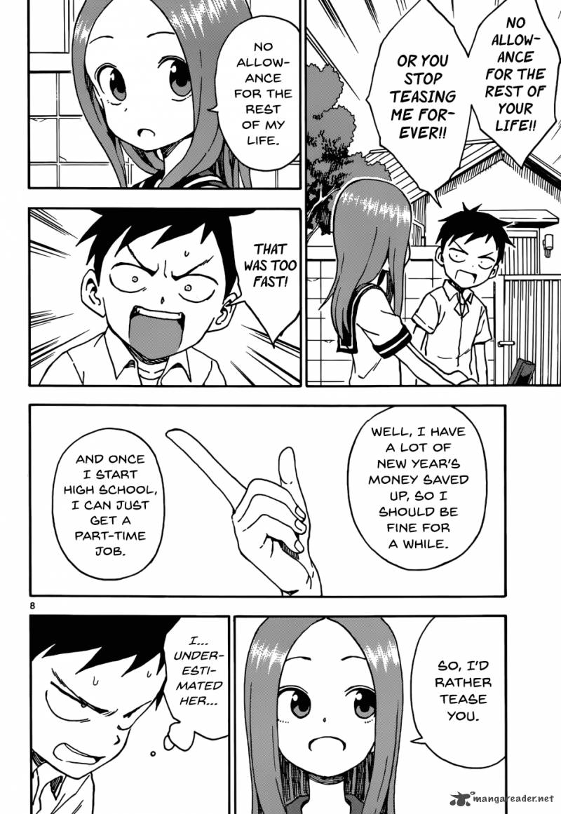 Karakai Jouzu No Takagi San Chapter 41 Page 8