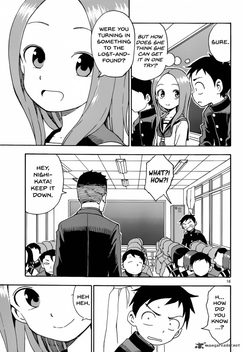 Karakai Jouzu No Takagi San Chapter 48 Page 16