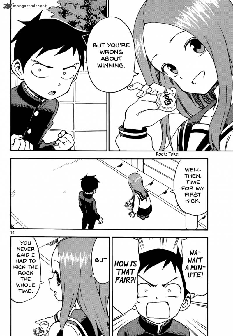 Karakai Jouzu No Takagi San Chapter 49 Page 14