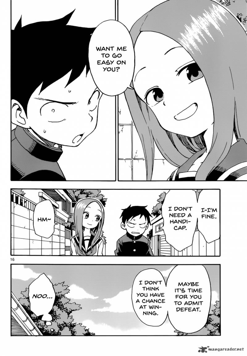 Karakai Jouzu No Takagi San Chapter 49 Page 16