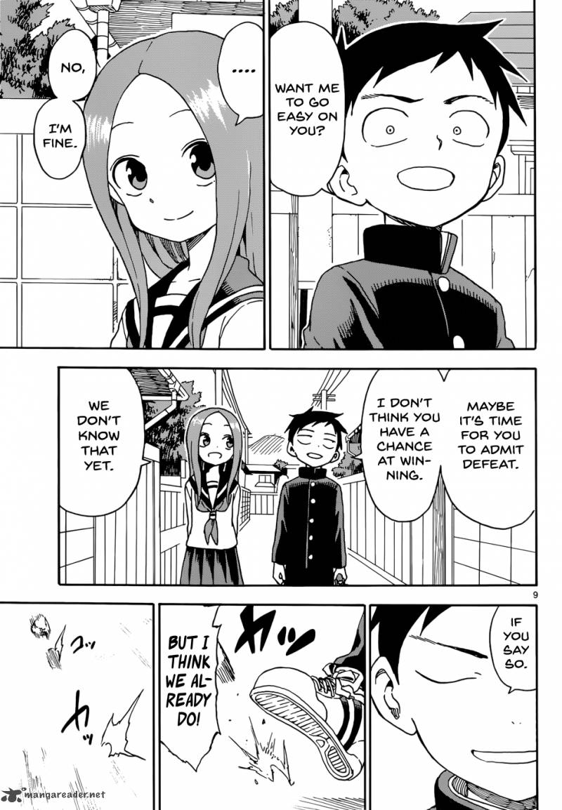 Karakai Jouzu No Takagi San Chapter 49 Page 9