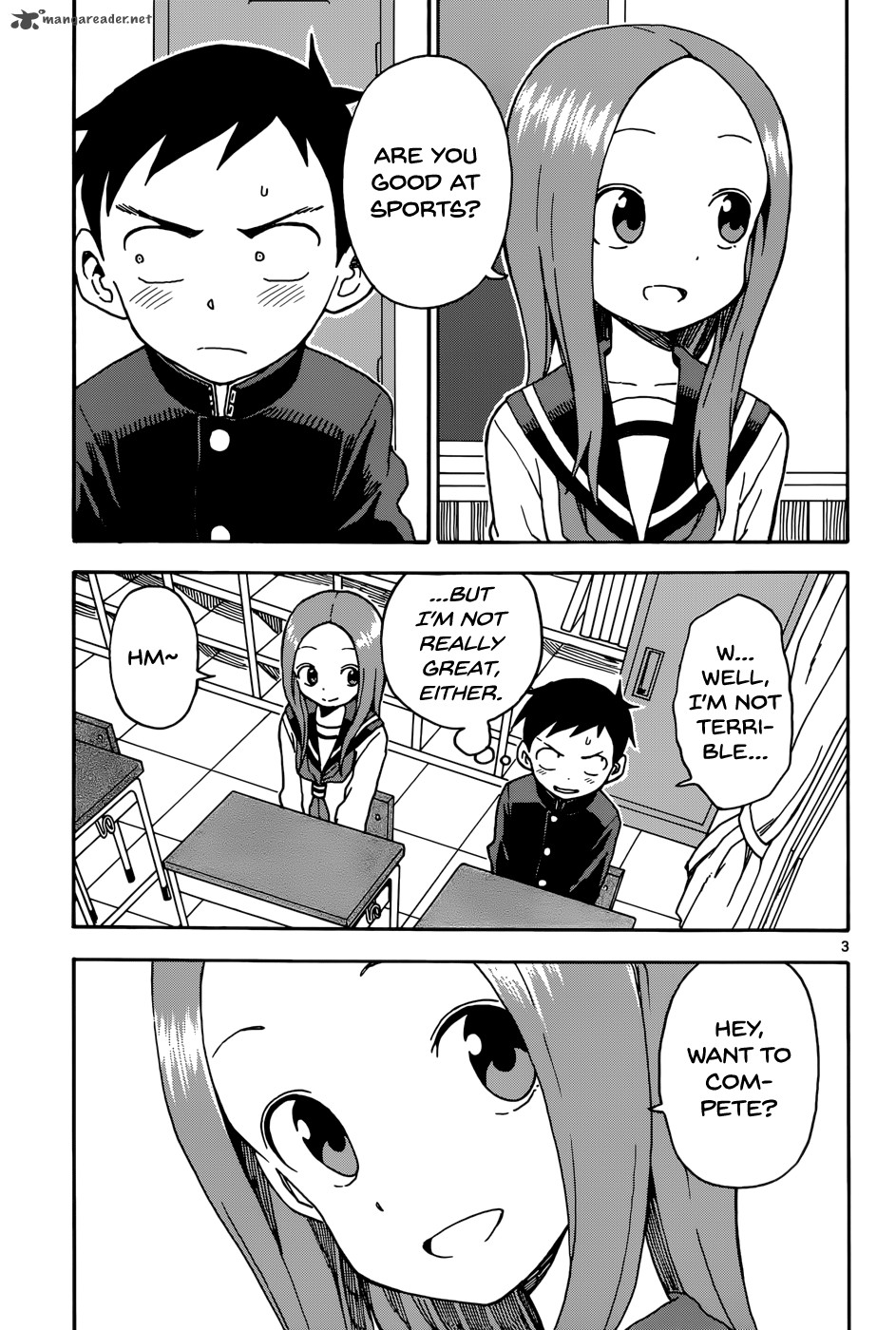 Karakai Jouzu No Takagi San Chapter 51 Page 4