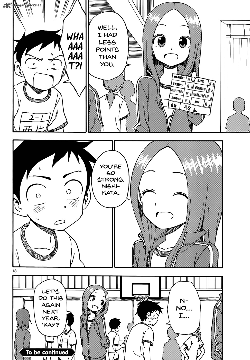 Karakai Jouzu No Takagi San Chapter 52 Page 18