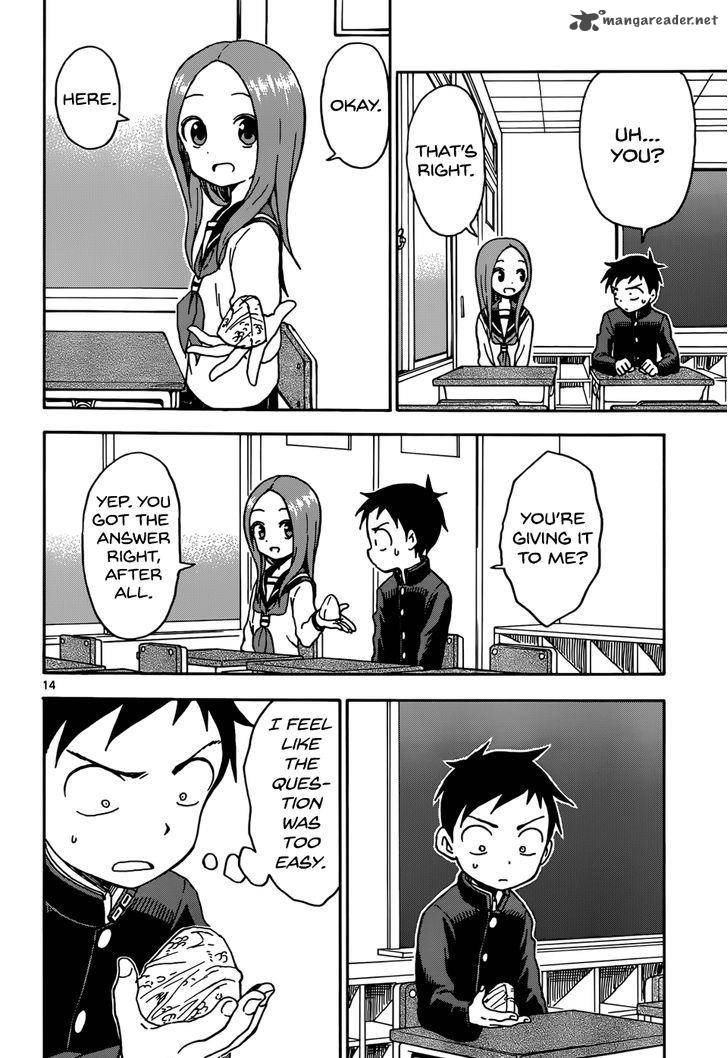 Karakai Jouzu No Takagi San Chapter 54 Page 14