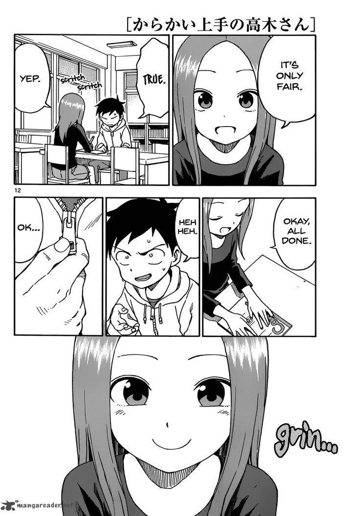 Karakai Jouzu No Takagi San Chapter 55 Page 12