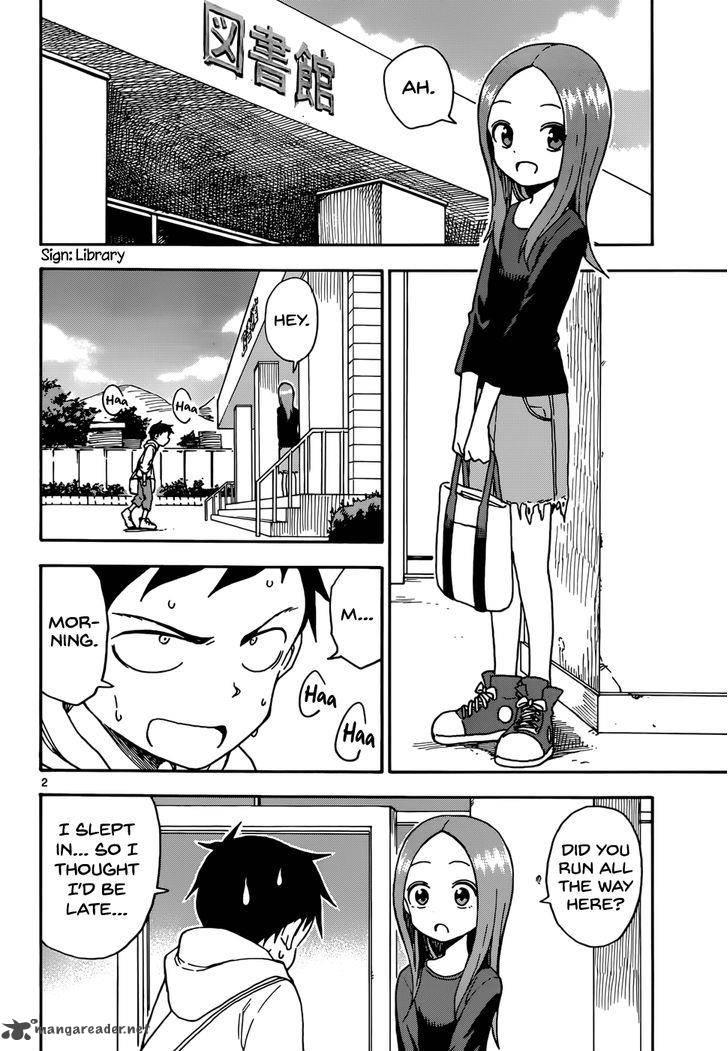 Karakai Jouzu No Takagi San Chapter 55 Page 2