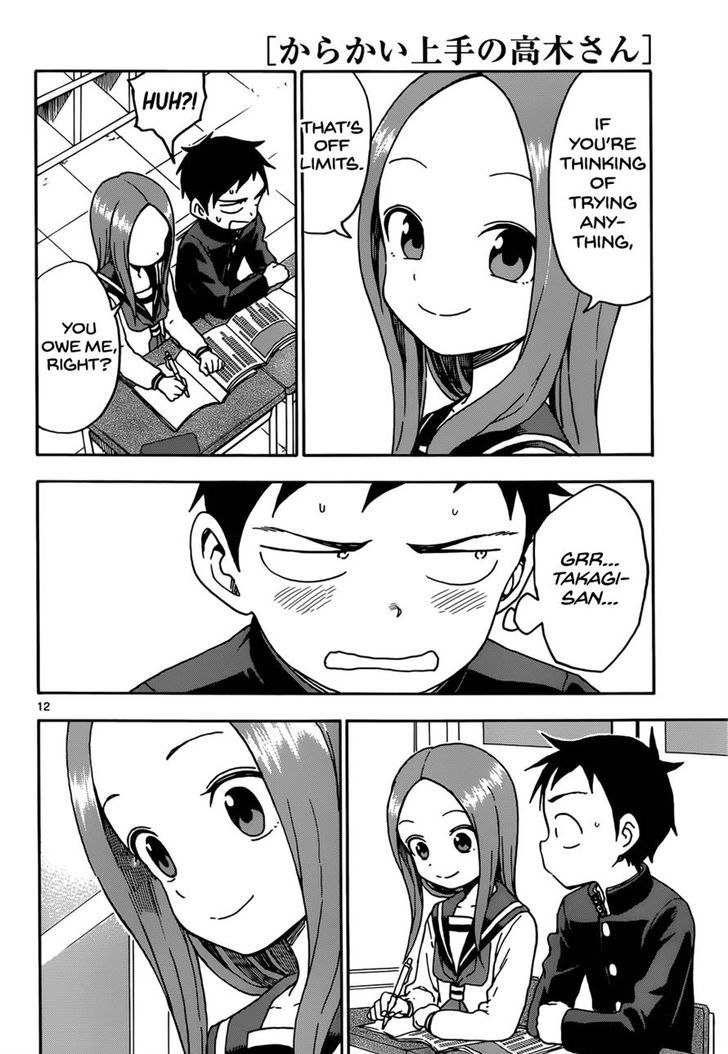 Karakai Jouzu No Takagi San Chapter 61 Page 12