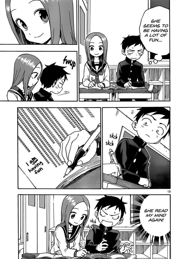 Karakai Jouzu No Takagi San Chapter 61 Page 13