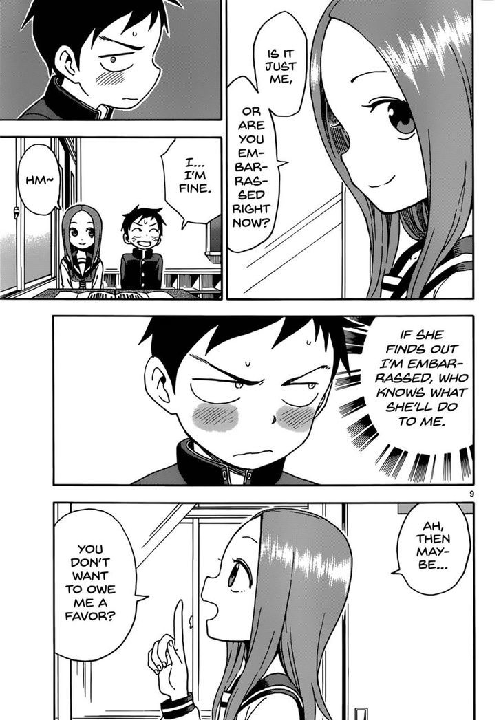 Karakai Jouzu No Takagi San Chapter 61 Page 9