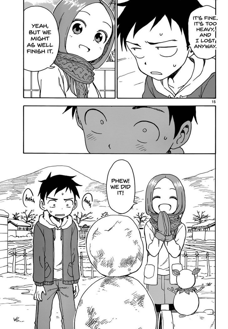 Karakai Jouzu No Takagi San Chapter 62 Page 15