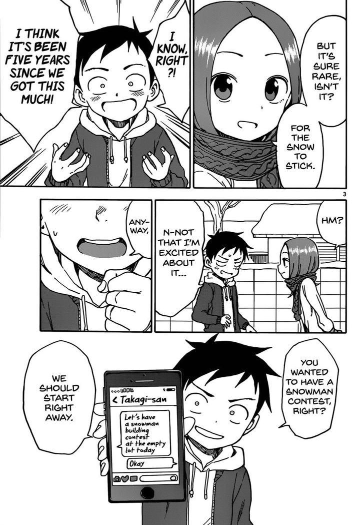 Karakai Jouzu No Takagi San Chapter 62 Page 3