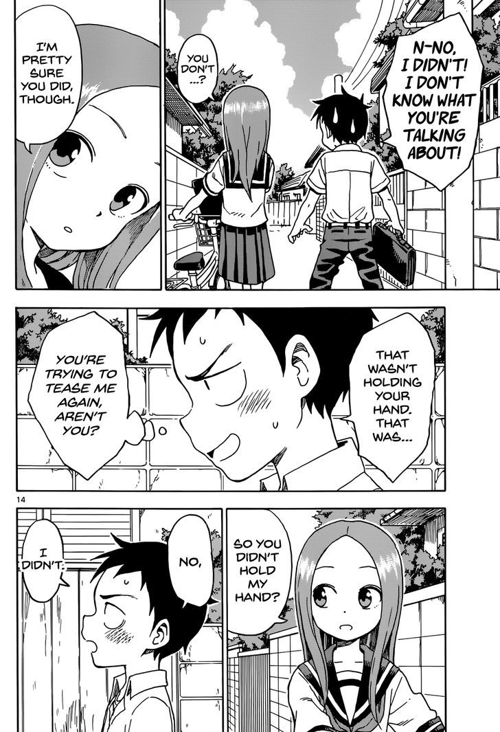 Karakai Jouzu No Takagi San Chapter 64 Page 14