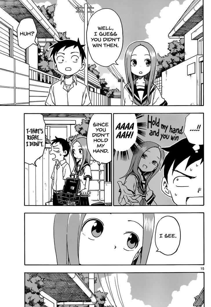 Karakai Jouzu No Takagi San Chapter 64 Page 15