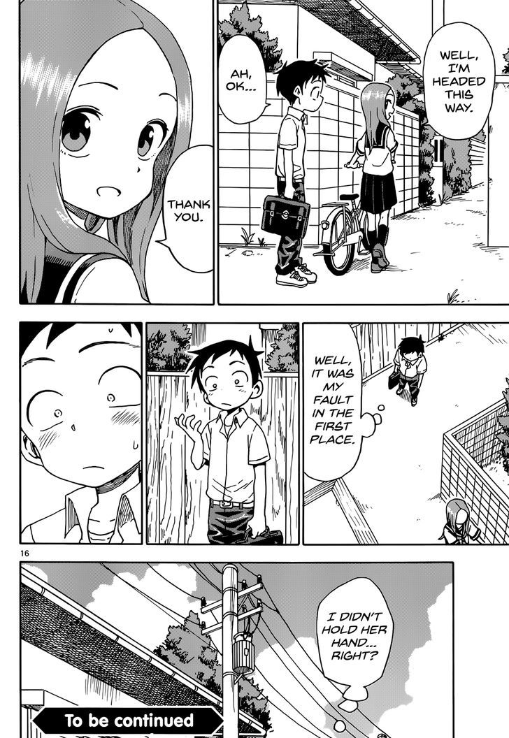 Karakai Jouzu No Takagi San Chapter 64 Page 16