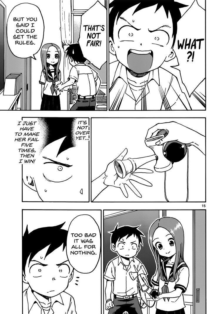 Karakai Jouzu No Takagi San Chapter 65 Page 15