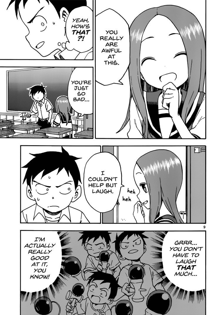 Karakai Jouzu No Takagi San Chapter 65 Page 9