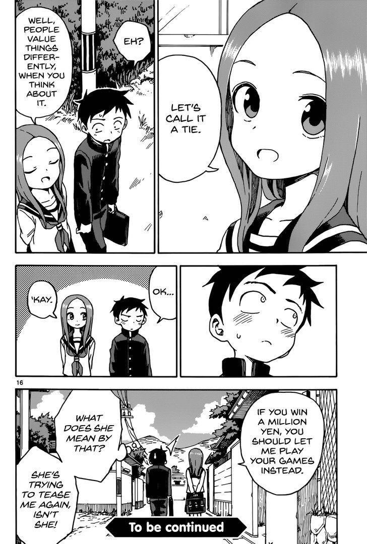 Karakai Jouzu No Takagi San Chapter 66 Page 16