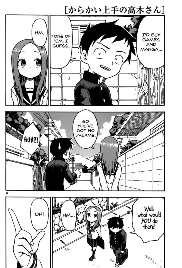 Karakai Jouzu No Takagi San Chapter 66 Page 6