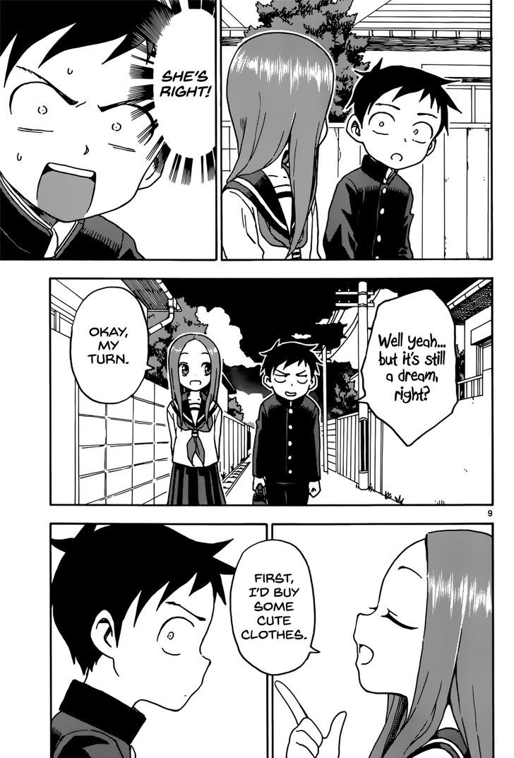 Karakai Jouzu No Takagi San Chapter 66 Page 9