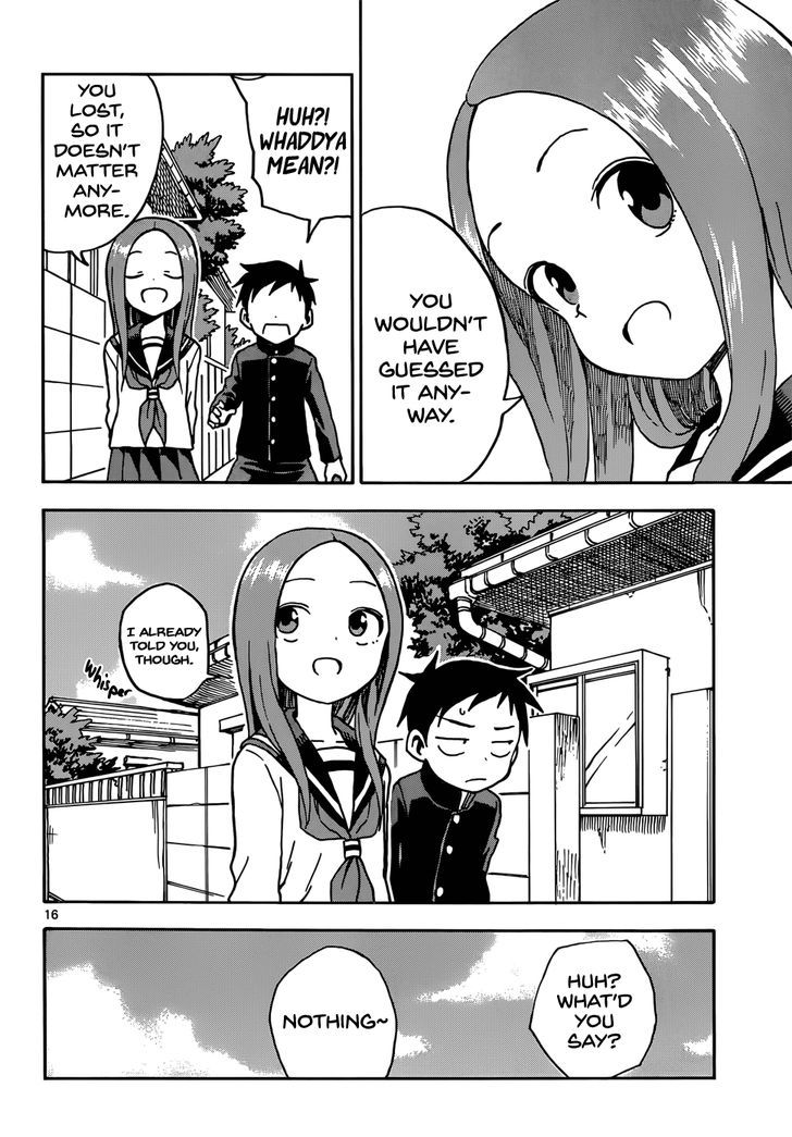 Karakai Jouzu No Takagi San Chapter 67 Page 17