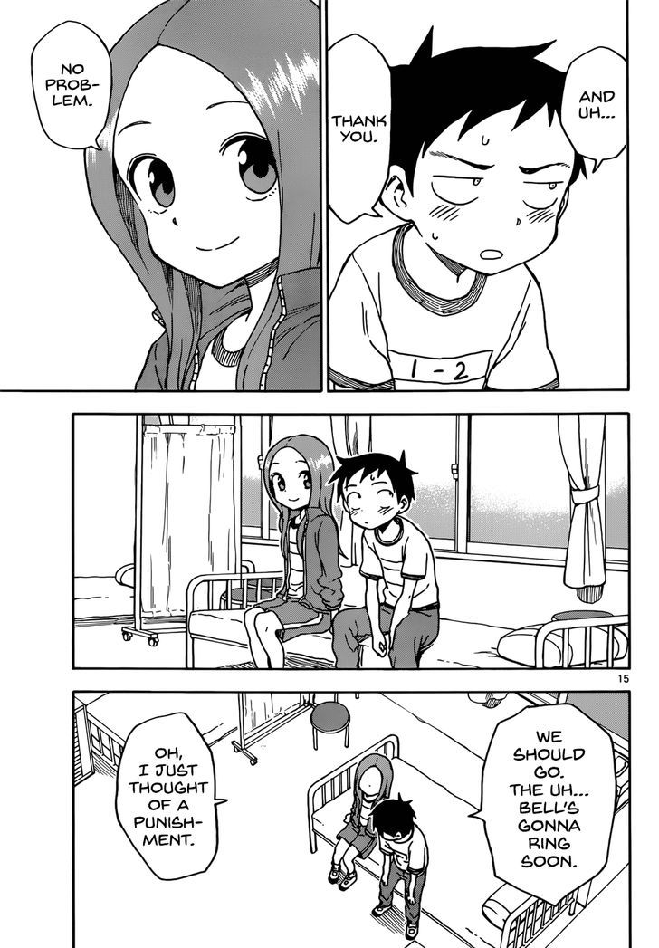 Karakai Jouzu No Takagi San Chapter 68 Page 15