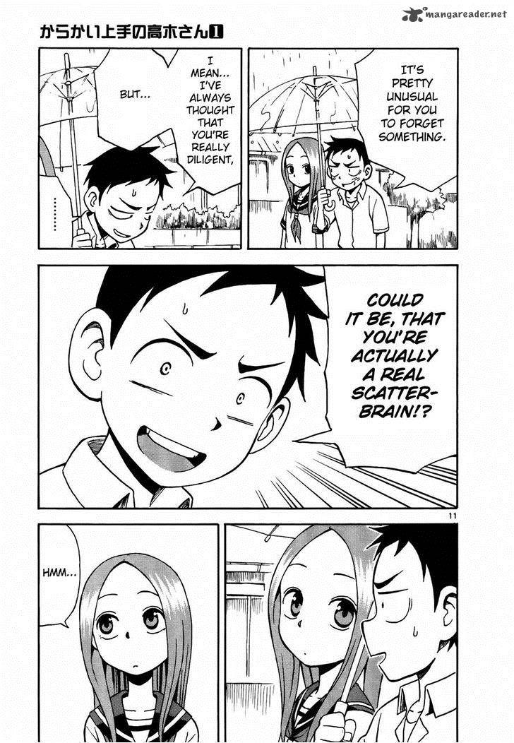 Karakai Jouzu No Takagi San Chapter 7 Page 11