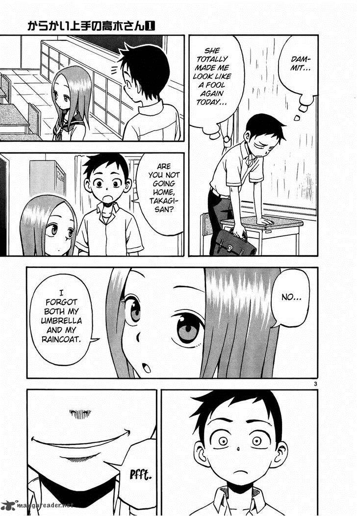 Karakai Jouzu No Takagi San Chapter 7 Page 3