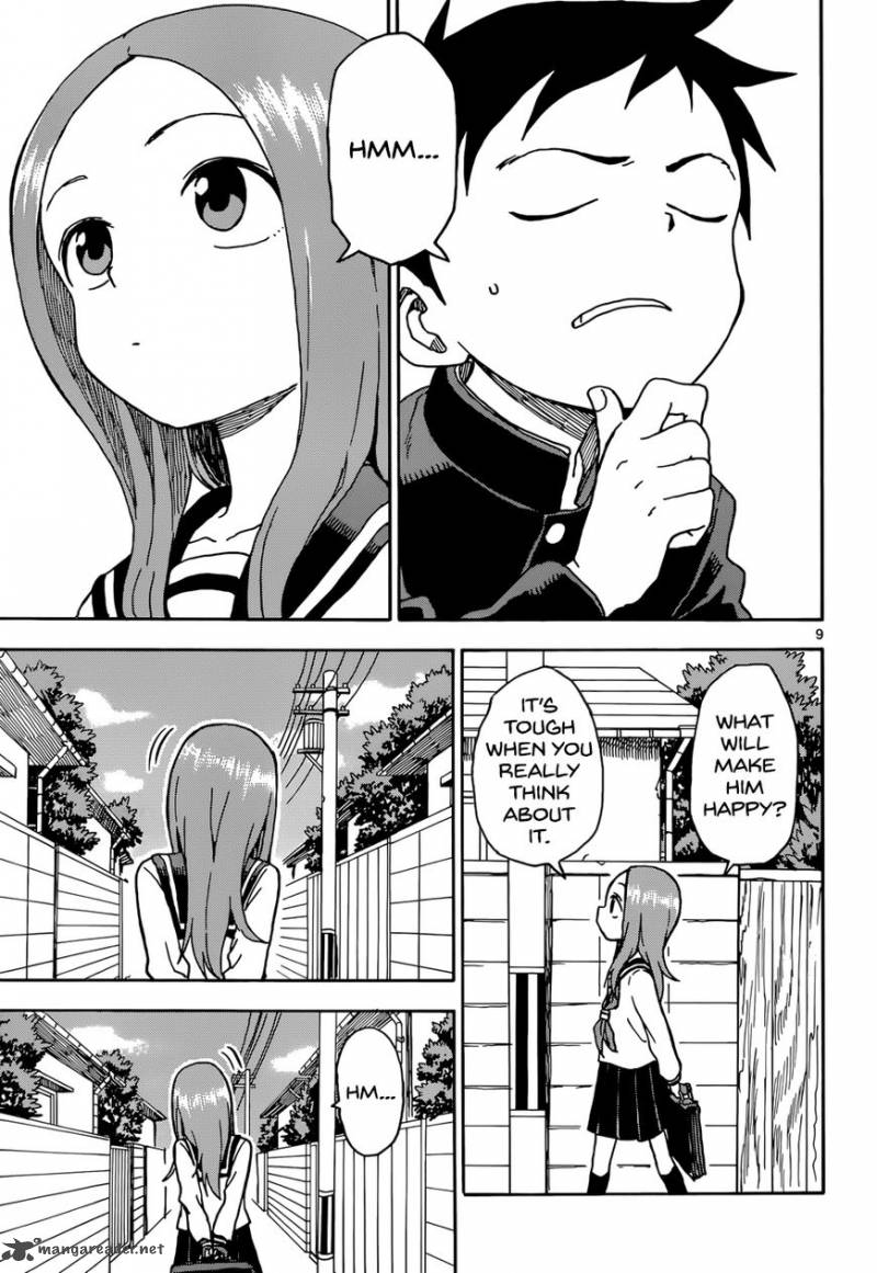 Karakai Jouzu No Takagi San Chapter 70 Page 9