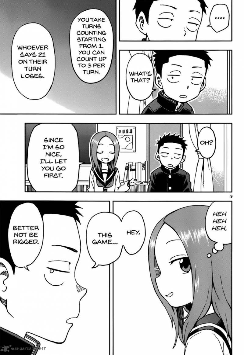 Karakai Jouzu No Takagi San Chapter 73 Page 9