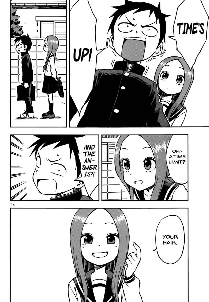 Karakai Jouzu No Takagi San Chapter 74 Page 14