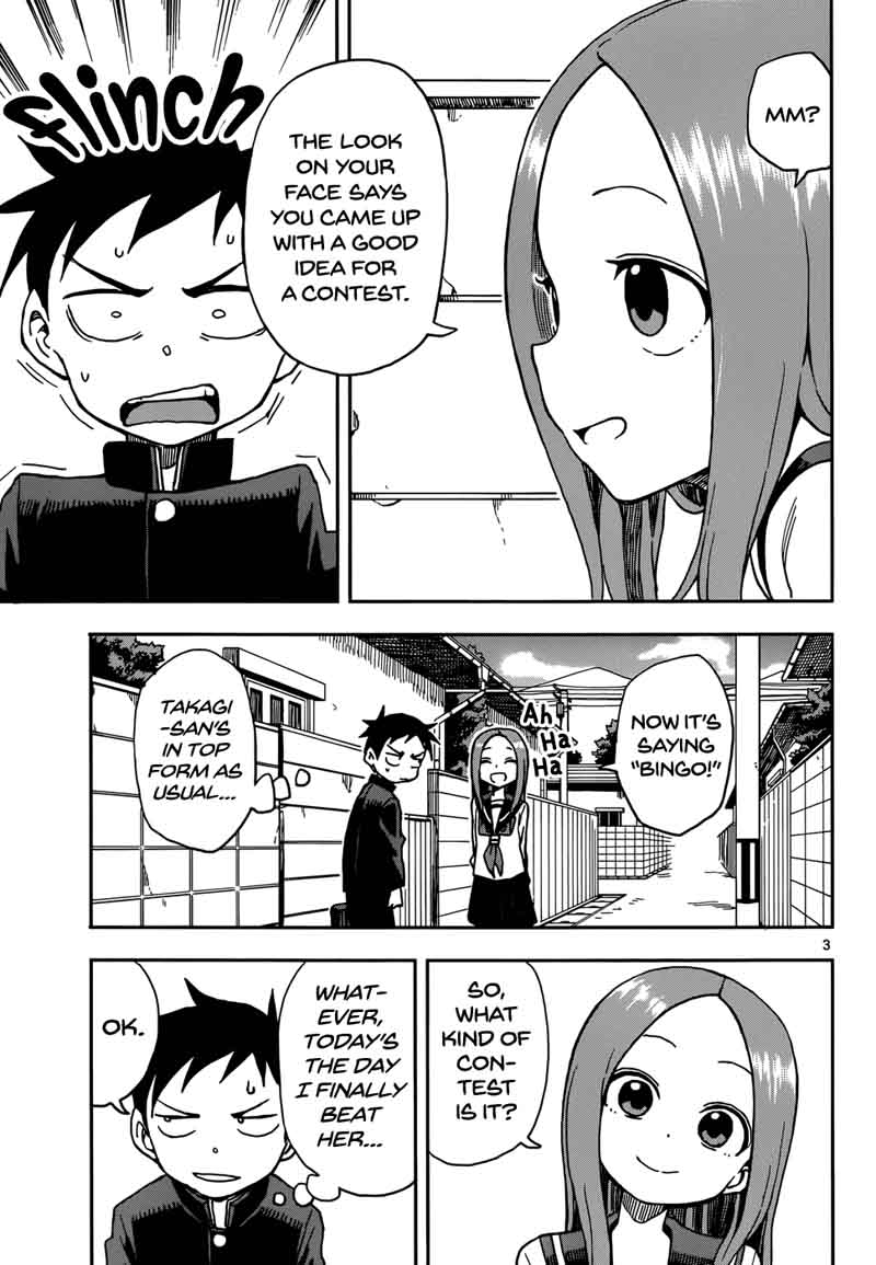 Karakai Jouzu No Takagi San Chapter 74 Page 3