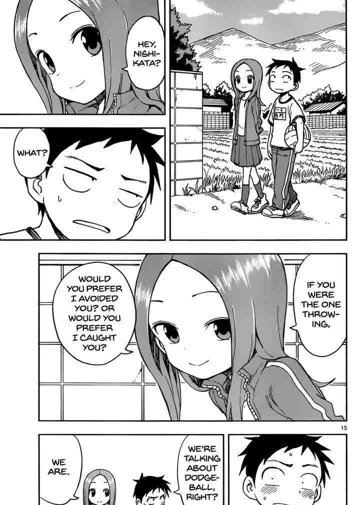 Karakai Jouzu No Takagi San Chapter 75 Page 15