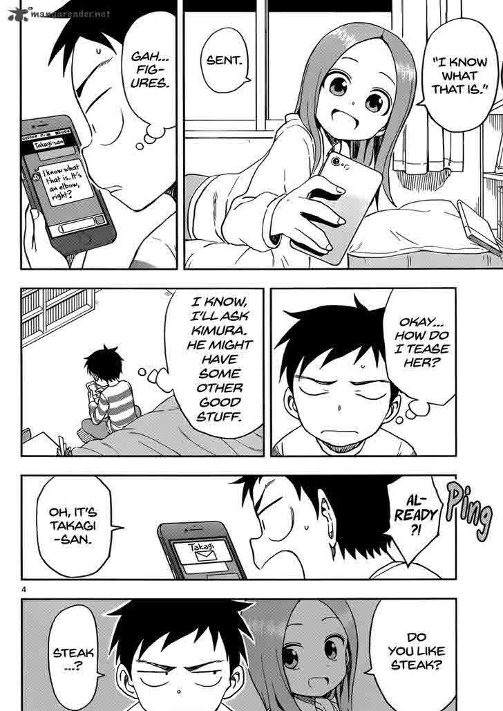 Karakai Jouzu No Takagi San Chapter 76 Page 4