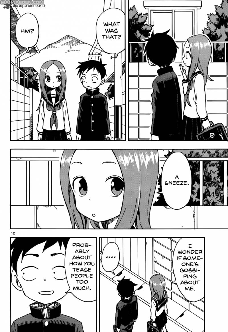 Karakai Jouzu No Takagi San Chapter 78 Page 12