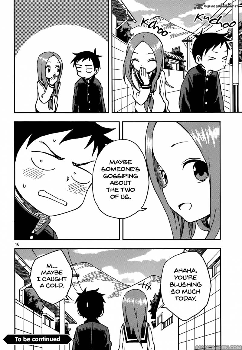 Karakai Jouzu No Takagi San Chapter 78 Page 16