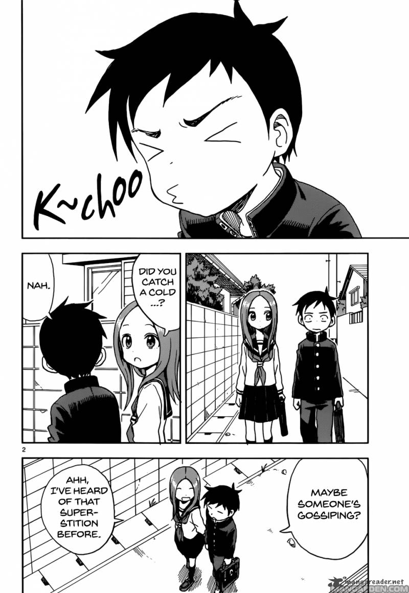 Karakai Jouzu No Takagi San Chapter 78 Page 2