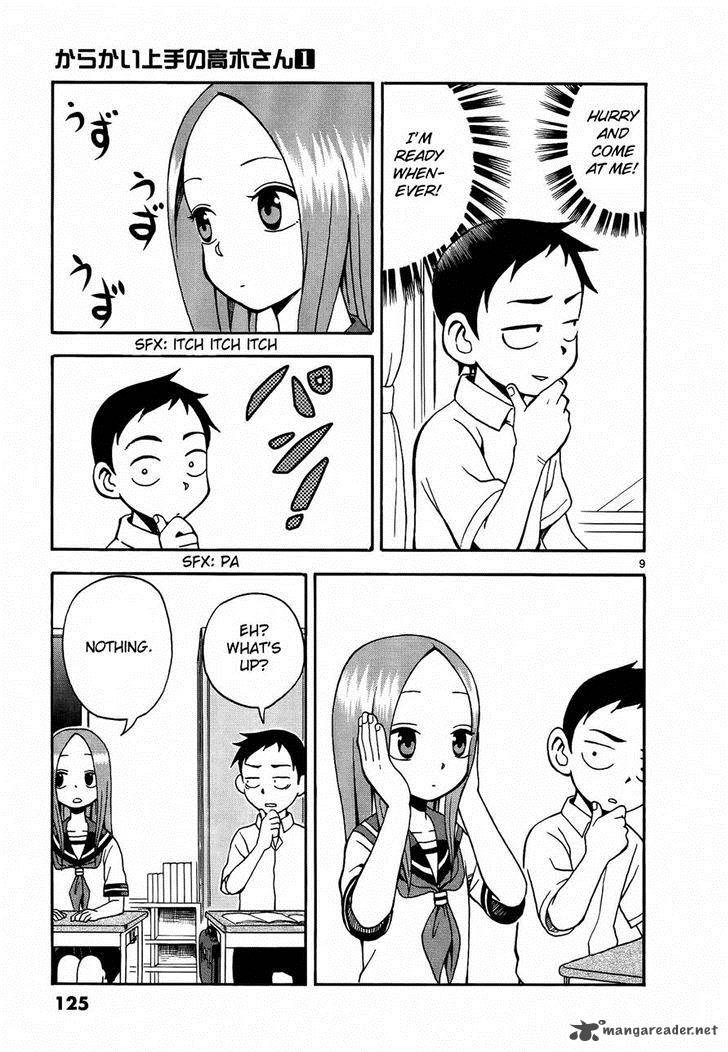 Karakai Jouzu No Takagi San Chapter 8 Page 9