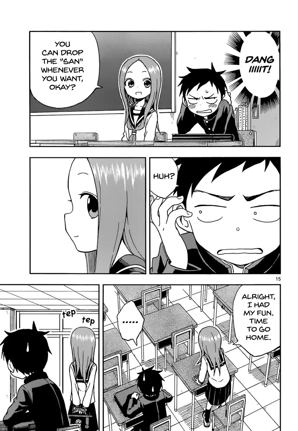 Karakai Jouzu No Takagi San Chapter 81 Page 15