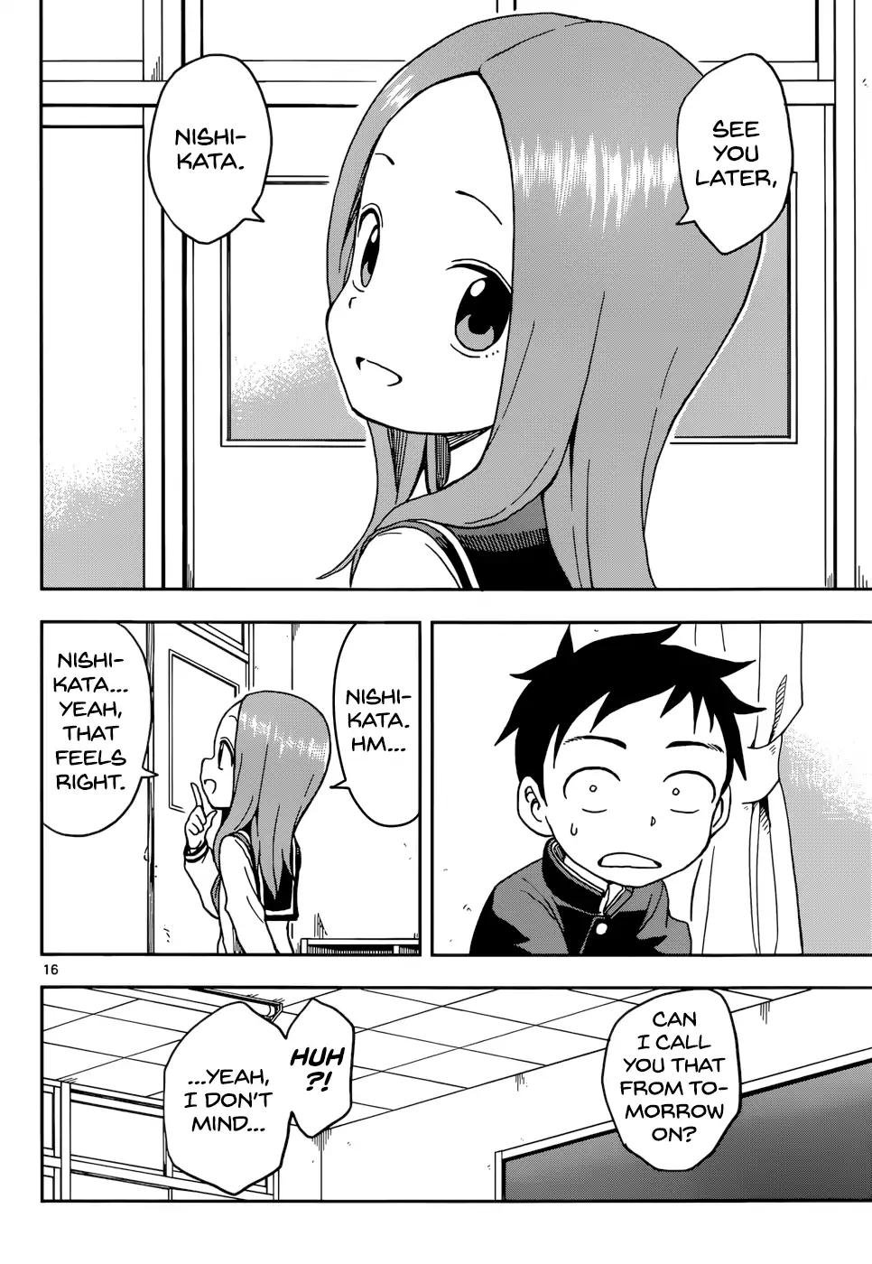 Karakai Jouzu No Takagi San Chapter 81 Page 16