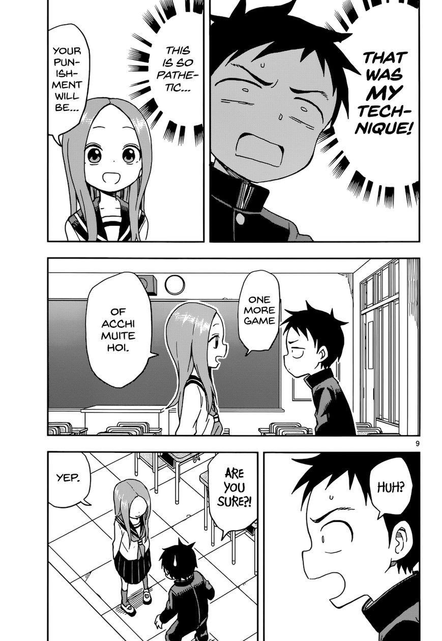 Karakai Jouzu No Takagi San Chapter 82 Page 10