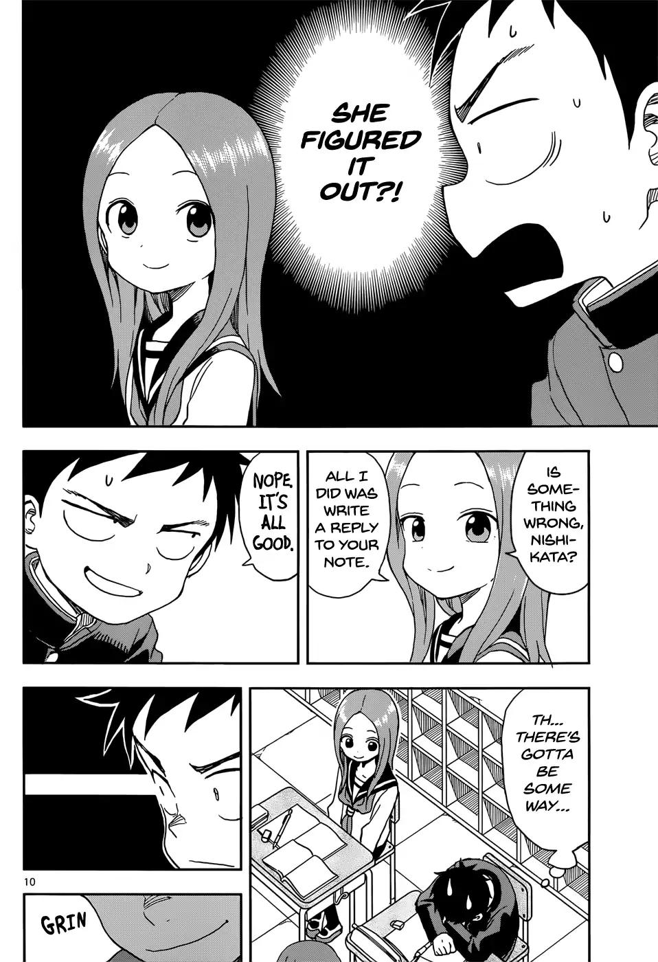 Karakai Jouzu No Takagi San Chapter 84 Page 10