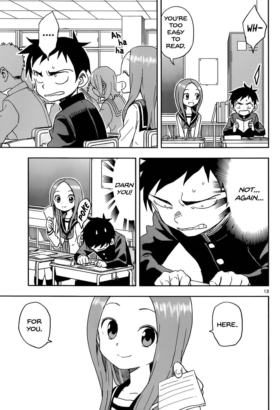 Karakai Jouzu No Takagi San Chapter 84 Page 13