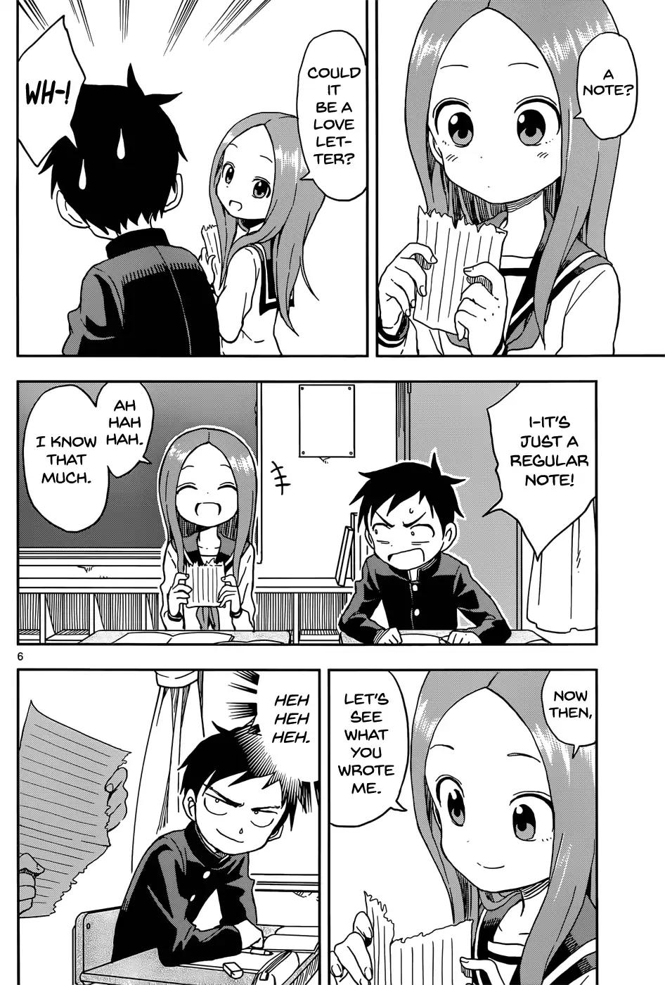 Karakai Jouzu No Takagi San Chapter 84 Page 6