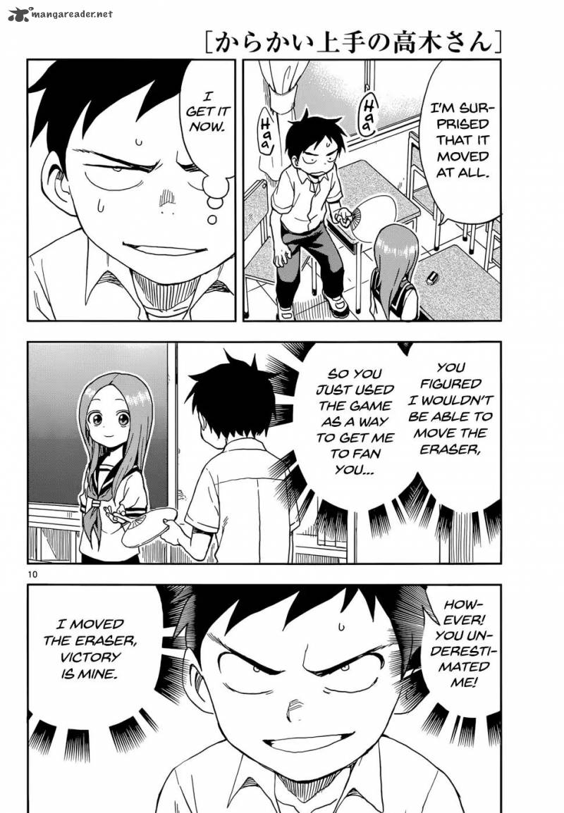 Karakai Jouzu No Takagi San Chapter 86 Page 10