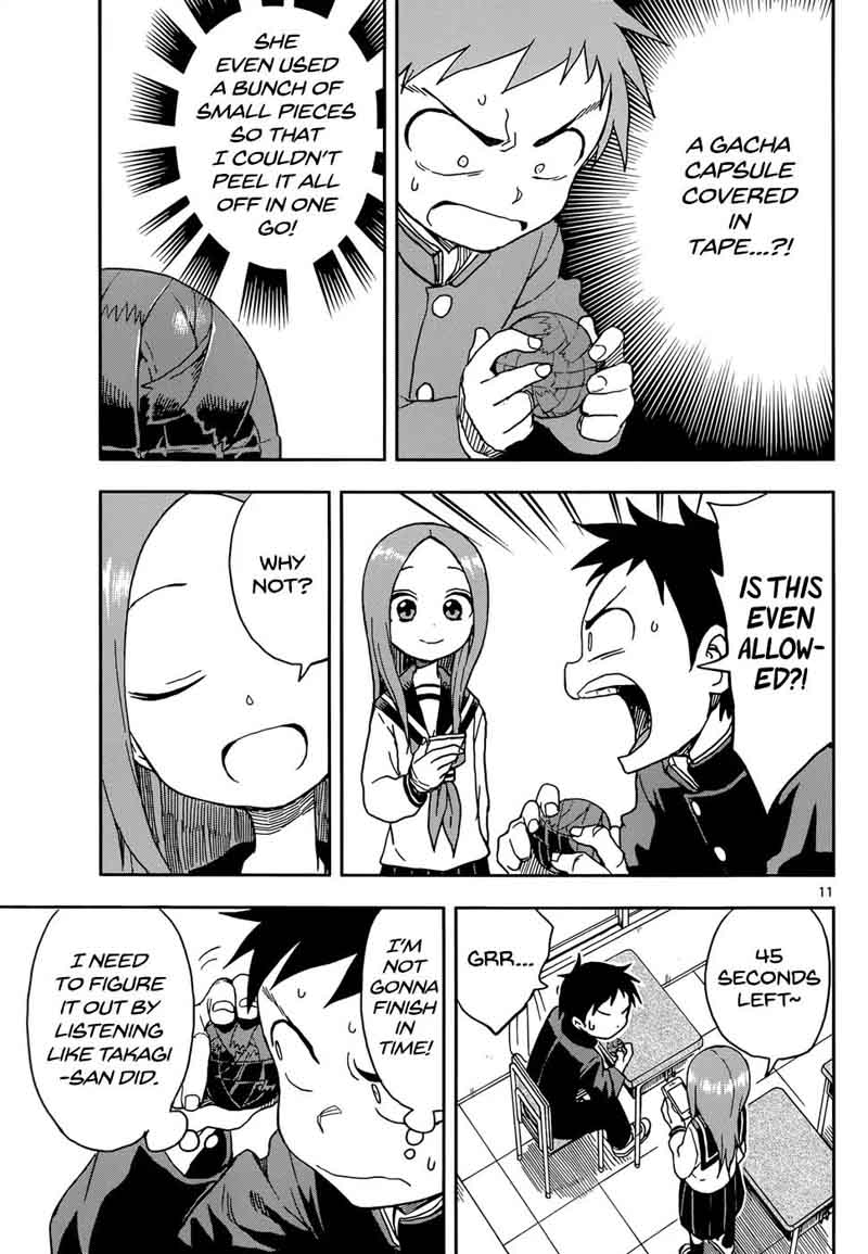 Karakai Jouzu No Takagi San Chapter 87 Page 11