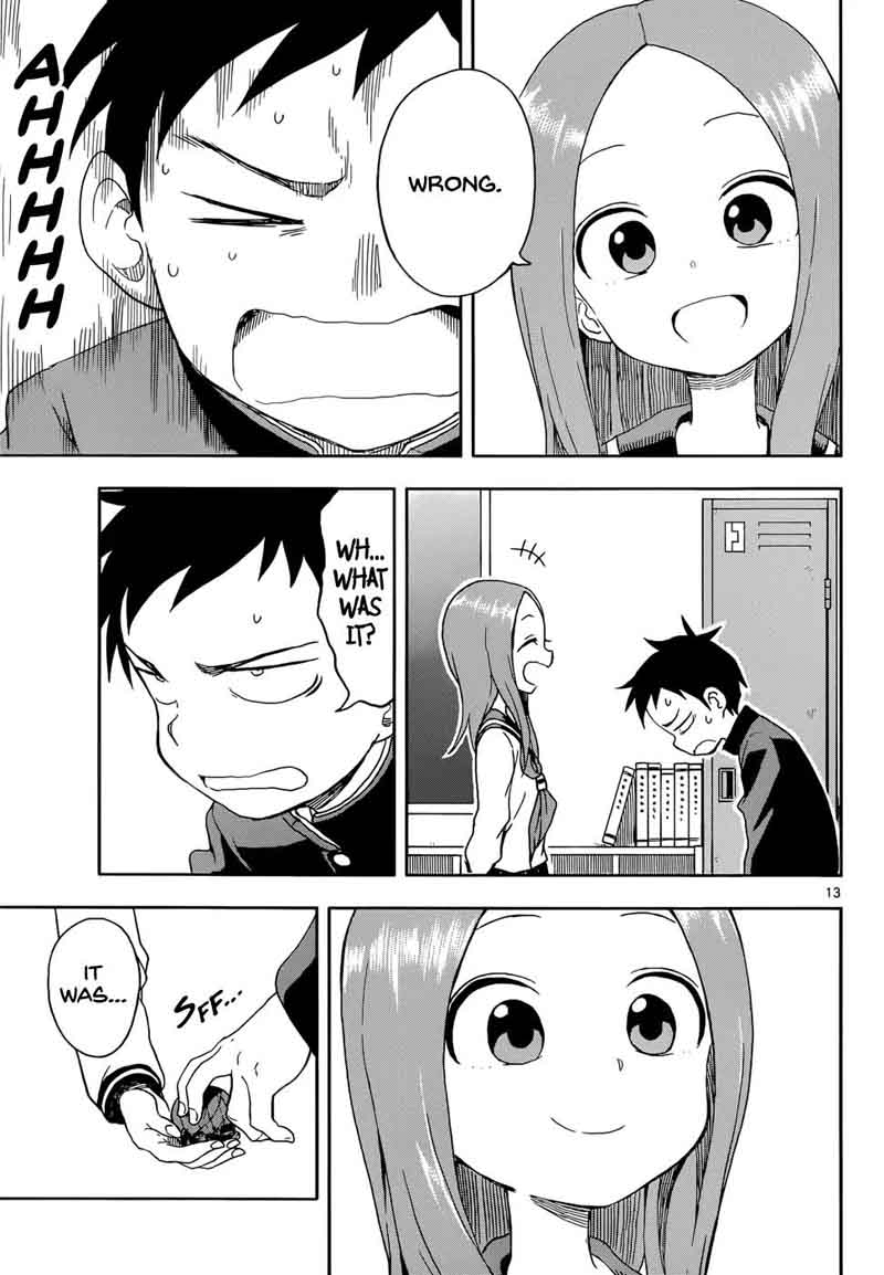 Karakai Jouzu No Takagi San Chapter 87 Page 13